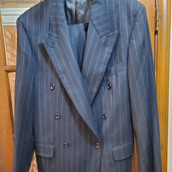 NWOT HUGO BOSS Men's Wool/Cashmere Suit.  38L Coat/32" Pants - Picture 2 of 12